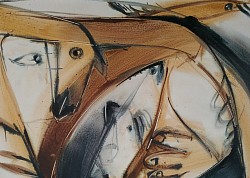 ↗️Title:- Just As:-6, Acrylic on paper. Size:- W37xH23 Inch.