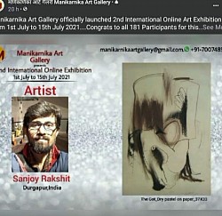 2nd International online art Exhibition,  organised by 